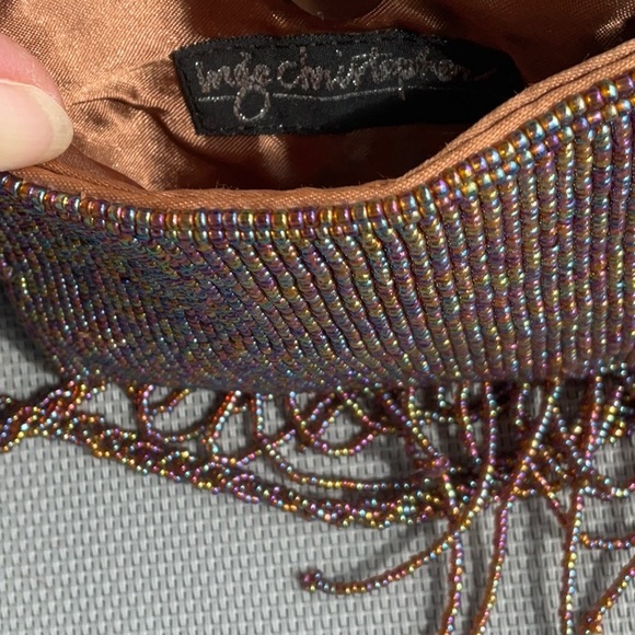 Vintage Inge Christopher multicolor beaded bag - Picture 7 of 7